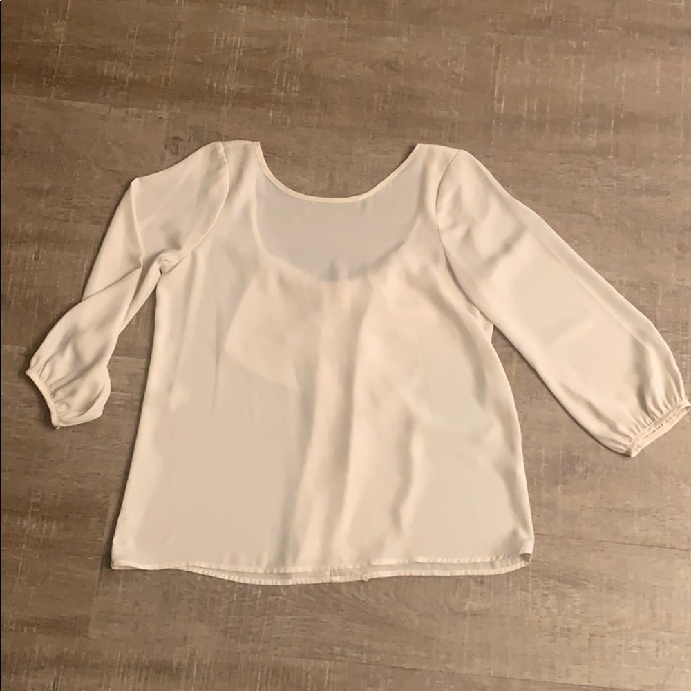 Cream Blouse